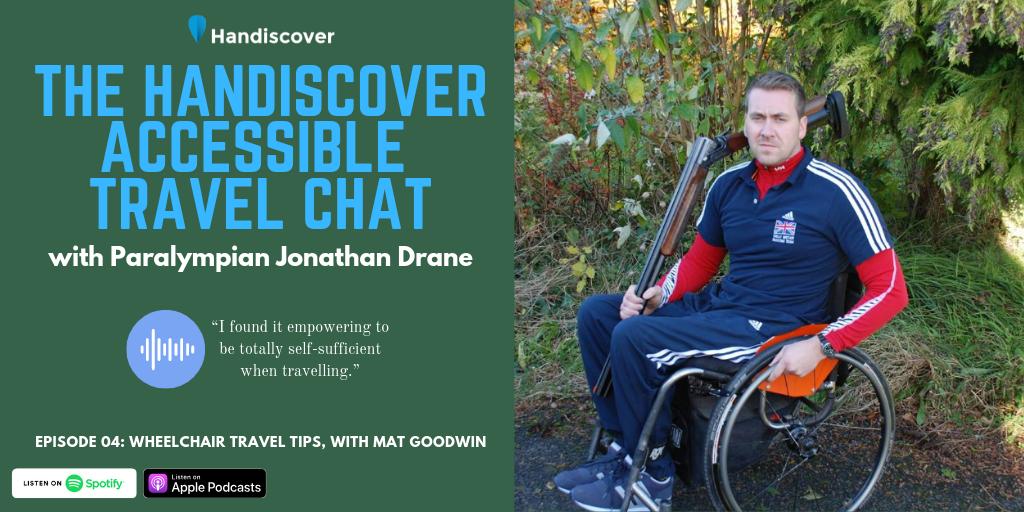 NEW PODCAST EPISODE 🔊 TIPS FOR WHEELCHAIR TRAVEL, WITH MAT GOODWIN - NOW LIVE! 🎈 Available on Spotify, iTunes &amp; Soundcloud: bit.ly/2QPPhrZ 😊 <a href="/claybasher/">Mat Goodwin</a> 

#AccessibleTravel #Wheelchair #Travel #TravelDestination #Podcast #Paralympian #Inspiration #Community #StartUps