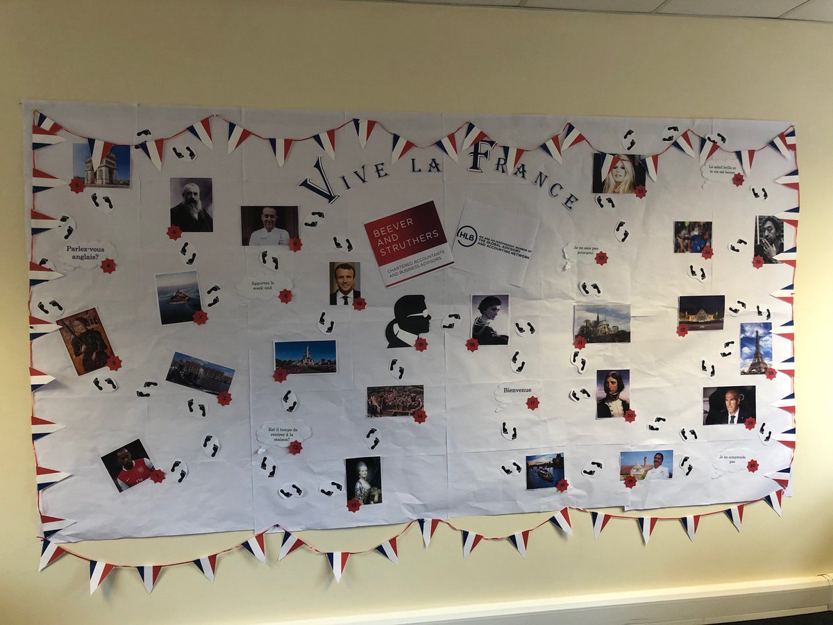 It’s #HLBCommunities Day! To celebrate @HLBI’s 50 anniversary, we are hosting a #French themed affair with all proceeds going to Ward 85 #ManchesterChildren’s Hospital @MFTnhs Staff will be taking part in a quiz all about France, testing their knowledge!