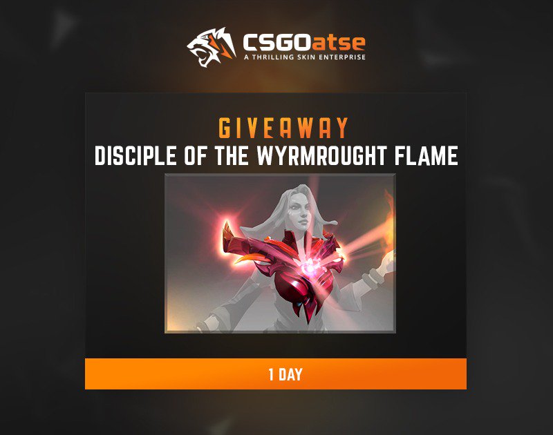 CSGOatsecom's tweet image. 🔥DOTA 2 ITEM GIVEAWAY🔥

Requirements:
✅Like
✅Follow
✅Retweet
✅Be registered on (CSGOatse.com)

Good luck!
