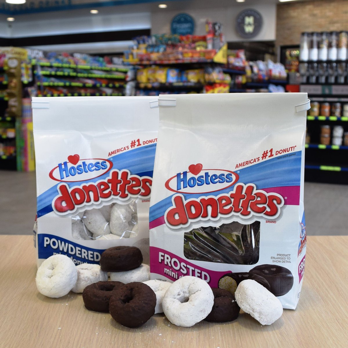 CertifiedOil's tweet photo. How are we celebrating National Doughnut Day? With a bag of @hostess_snacks donettes for each hand! https://t.co/OgCT8cB8HW