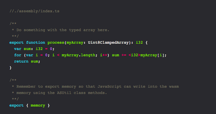 ulmdesign's tweet image. How to use #AssemblyScript? (#tutorial for #TypeScript #developers) - bit.ly/2MAiuZD | #WebAssembly #development #webdev #SoftwareDeveloper #opensource