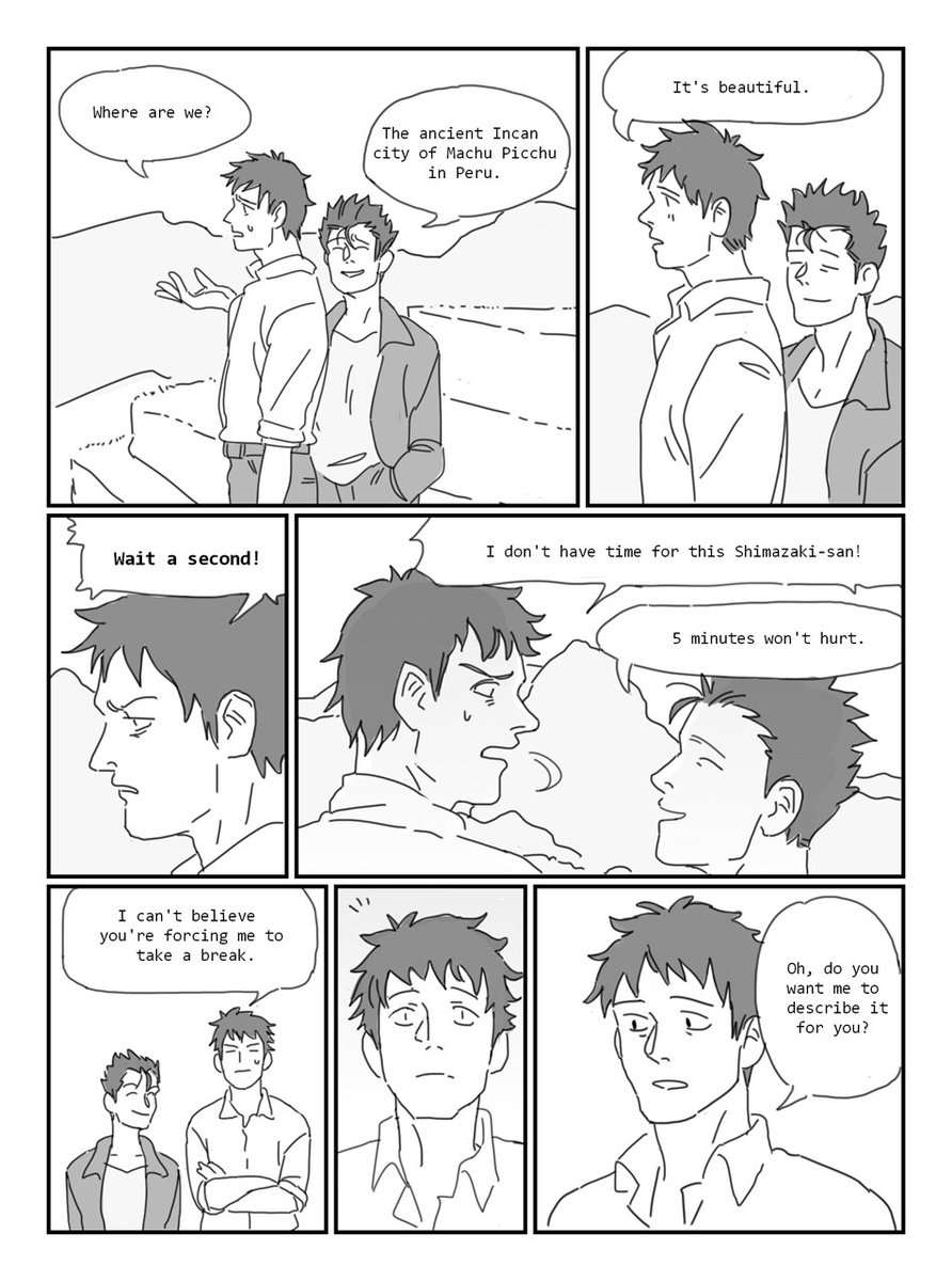Shimazaki and Serizawa hang out 1/2 