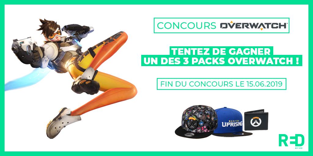 REDbySFR's tweet photo. [#Concours 🎮] Tentez de gagner l'un des 3 packs de goodies Overwatch comprenant une casquette et un portefeuille ! 🔥

Pour tenter votre chance, RT + Follow @REDbySFR et répondez au tweet avec le hashtag #Overwatch. https://t.co/Dd9hWvNDuK