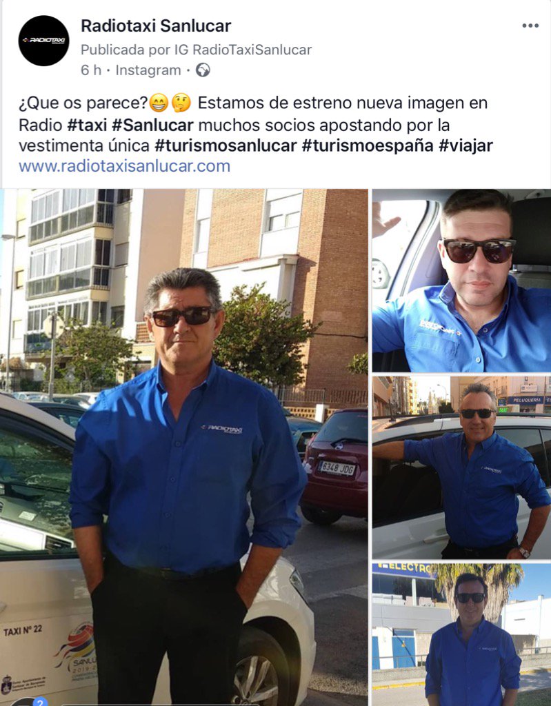 RADIOTAXISANLU2's tweet photo. Nueva imagen por una vestimenta única entre nuestros socios que se está realizando ¿que os parece? https://t.co/JuD7PFSeu1