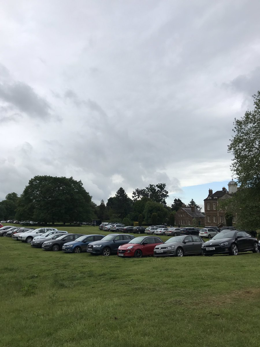 The inclement weather hasn’t deterred today’s visitors to the 1st day of our three Garden Open Days this weekend and we spy blue sky! #gardening Tickets available online 🌳