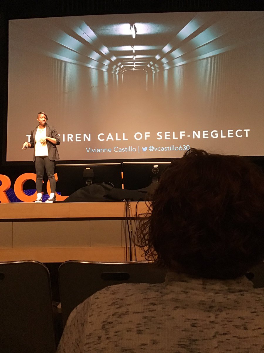ReekTheCreative's tweet photo. That moment when your in the front row of a hero in your field @vcastillo630 #UXR #Strive2019 https://t.co/EktGhE40on