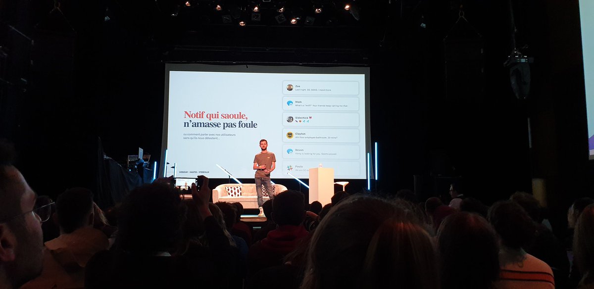 OABDAG's tweet photo. "Notif' qui soule n'amasse pas foule ..." #Web2day #micro https://t.co/51BlhFsJ7o
