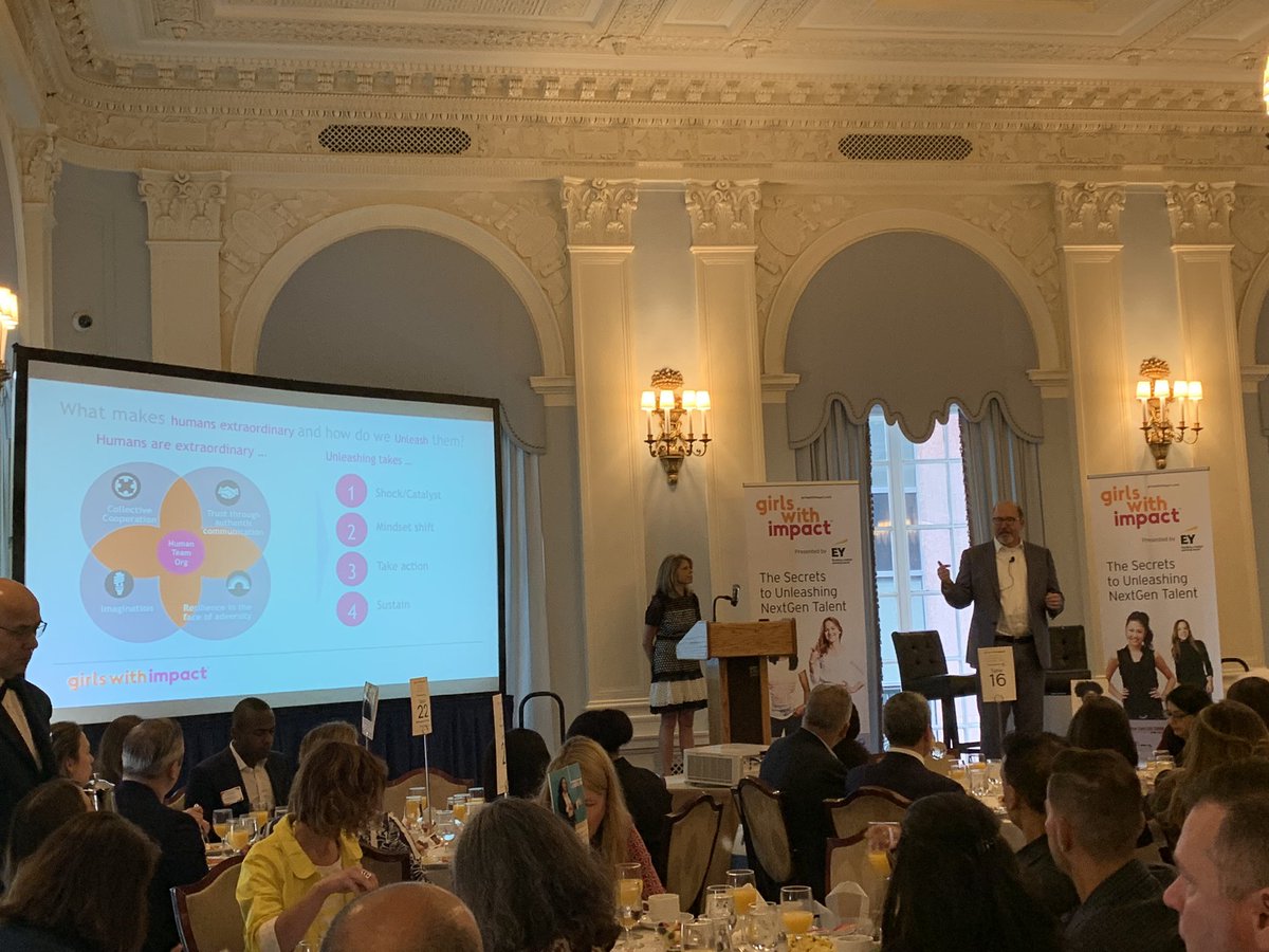 ThorstenLeiduck's tweet photo. Inspiring perspective@GirlsWithImpact: What makes humans extraordinary and how do we unleash them. #UnleashGenZ - presented by #EY https://t.co/XP34GT50Ks