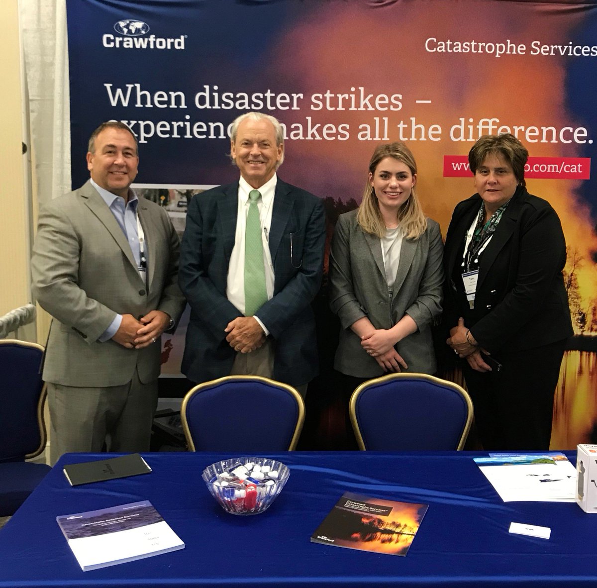 _BevTriceCAT's tweet photo. Team Crawford looked great in DC at the National Flood Conference! 
#crawfordcatfamily https://t.co/CRWg2Ppxkz