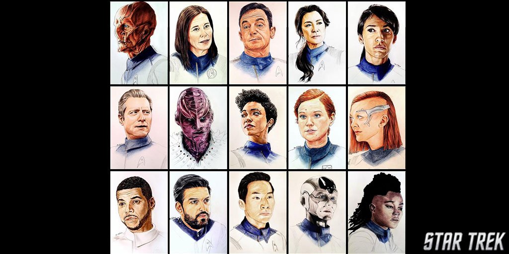 StarTrek's tweet photo. One fan artist's journey with #StarTrekDiscovery https://t.co/FUcebzzU22 #FanFriday #StarTrek #art https://t.co/AkbJQJ03W4