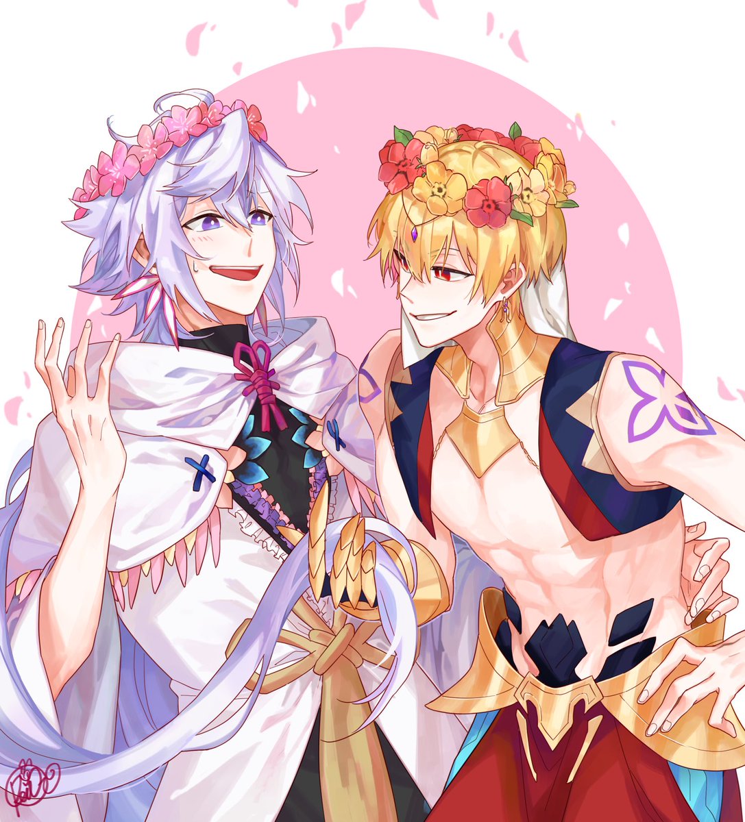 #ひらいて赤ブー 
強化期間今日までと聞いて…!!過去絵だけど…!!
FGO マーリ〇xギル〇メ〇シ〇(マリギル)プチを…!!お願いします😭 