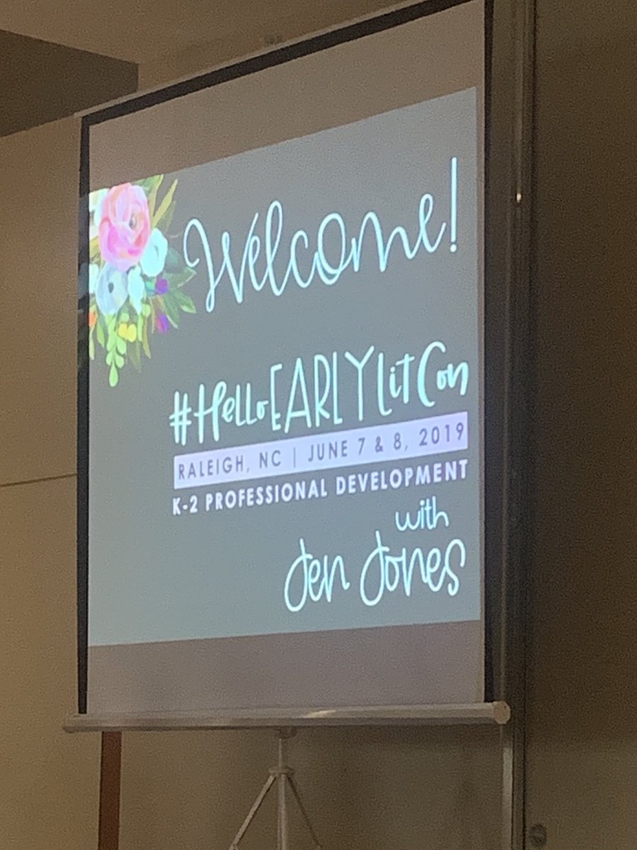 KristaEmatrudo's tweet photo. Today is definitely going to be awesome! Super excited for @hellojenjones and #HelloEarlyLitCon! β₯οΈ https://t.co/la2gMIylQI