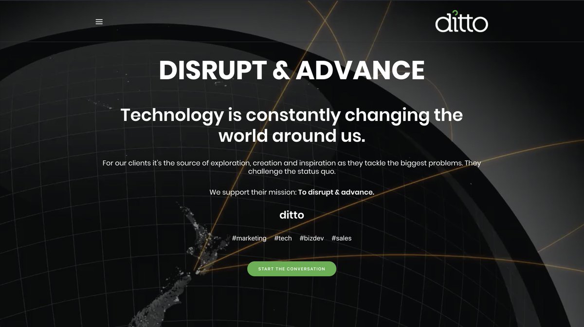 regtechlondon's tweet photo. Things are always evolving over at @dittotv - the business development practice dedicated to the Capital markets and Fintech. Check out the brand new website now!  https://t.co/mXGBJwoE9y 
#marketing #tech #bizdev #sales #branding #website #webdevelopment https://t.co/eM9fJ7QTDc