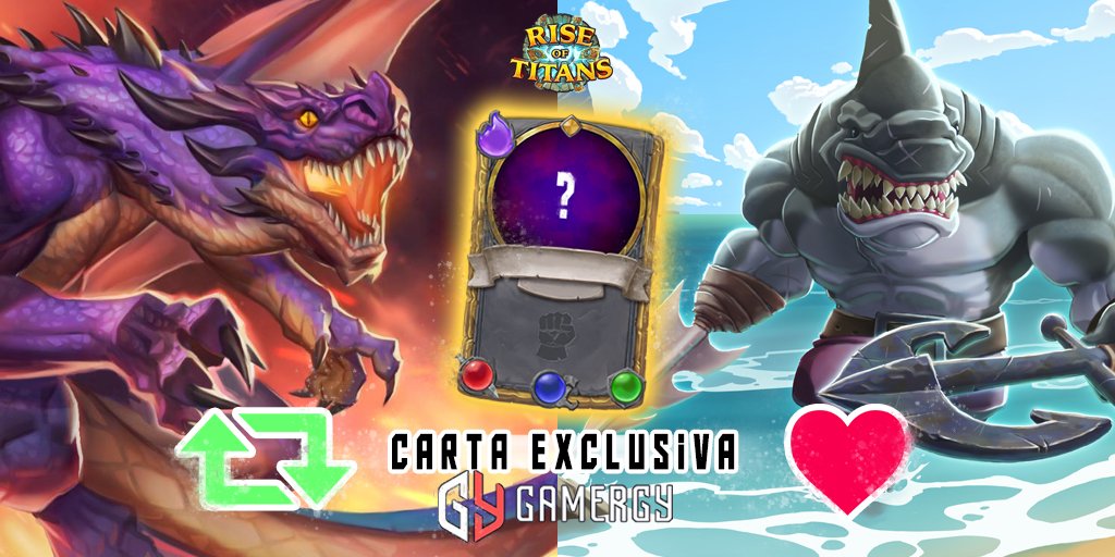 PlayRotOfficial's tweet photo. ¡Vosotros escogéis qué carta exclusiva regalaremos en @Gamergy!

🔁 RT si prefieres a Dragon 
❤Like si prefieres a Sharky 

¡Resultados el 16 de junio!  https://t.co/OZZ4cywB1a  #RotGamergy #ccg #f2p https://t.co/vl9bPyH3Gz