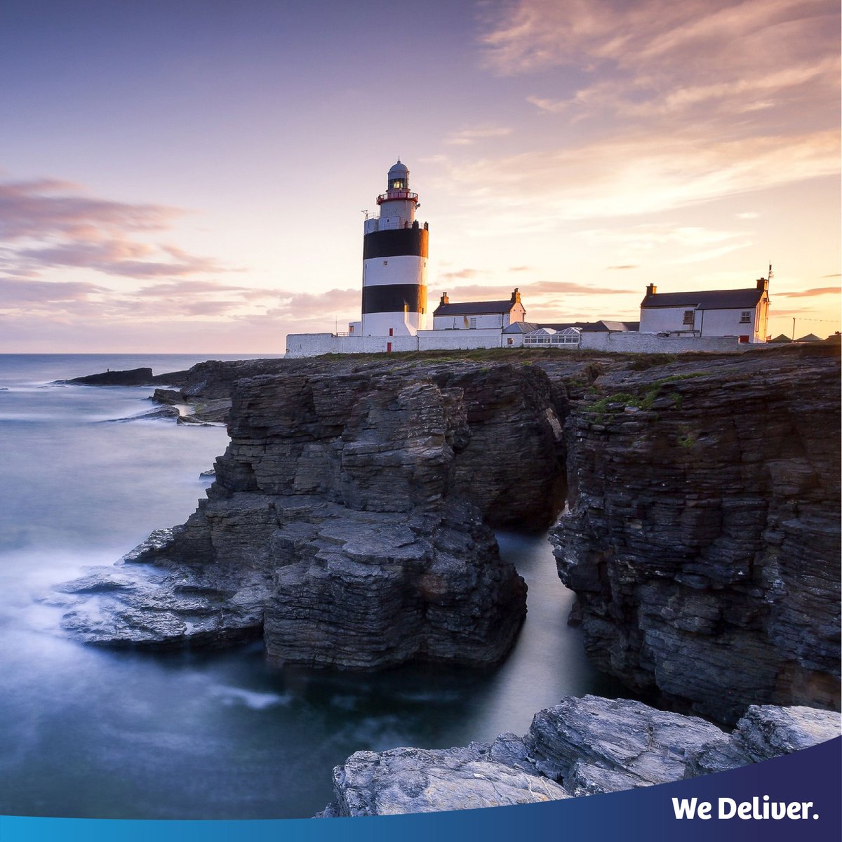 GCS_WeDeliver's tweet photo. IRELAND KNOWLEDGE: Hook Lighthouse, is believed to be the oldest working lighthouse in Europe and possibly even the world. GCS has managed deliveries to the lighthouse over the years. #GCS https://t.co/DbwIUbcDUq