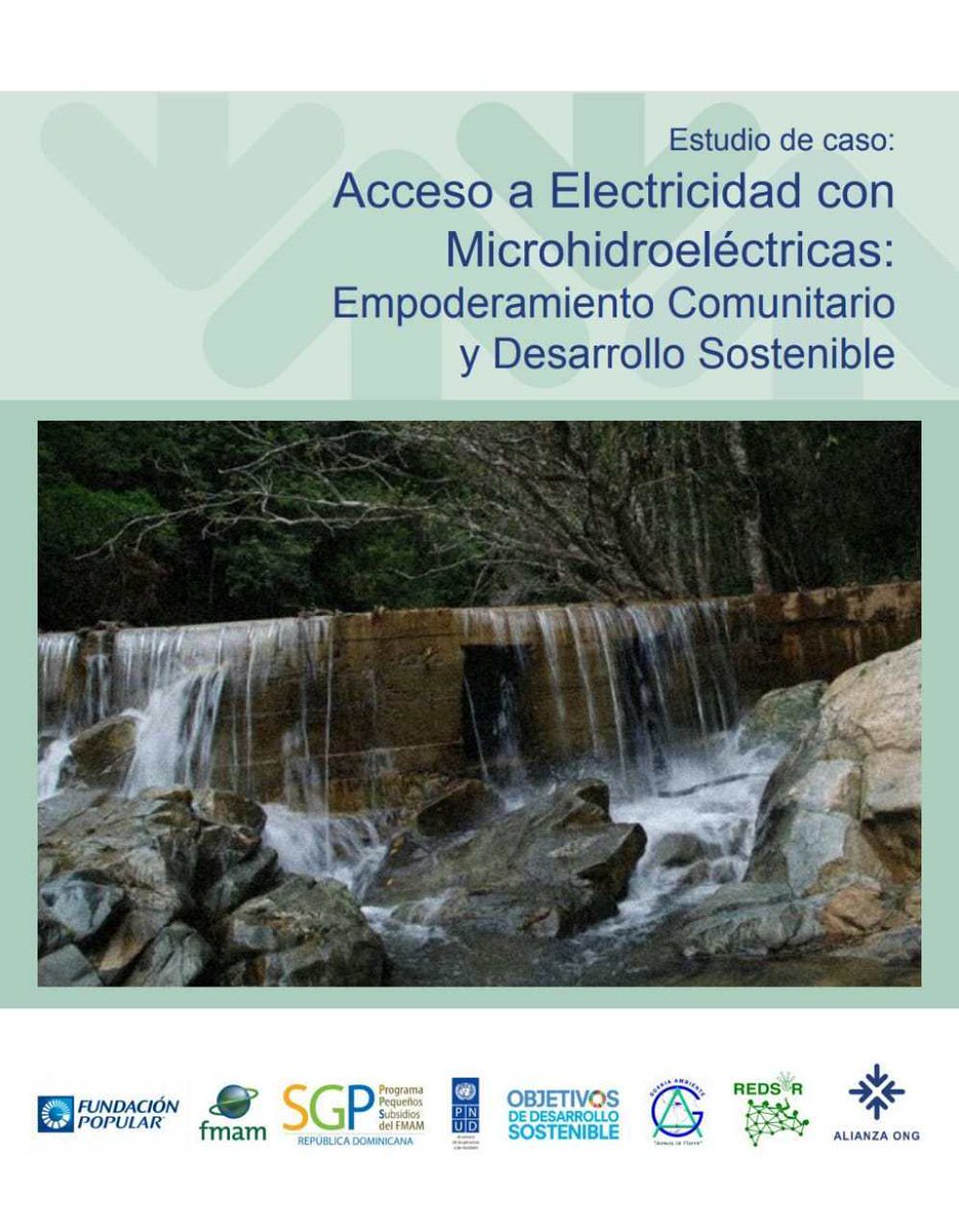 guakiambiente's tweet photo. Les compartimos el enlace al texto completo del estudio de caso "Acceso a Electricidad con Microhidroeléctricas: Empoderamiento Comunitario y Desarrollo Sostenible". ¡Feliz viernes!
https://t.co/PIBLm8XpHP https://t.co/fTRnN7iuRU