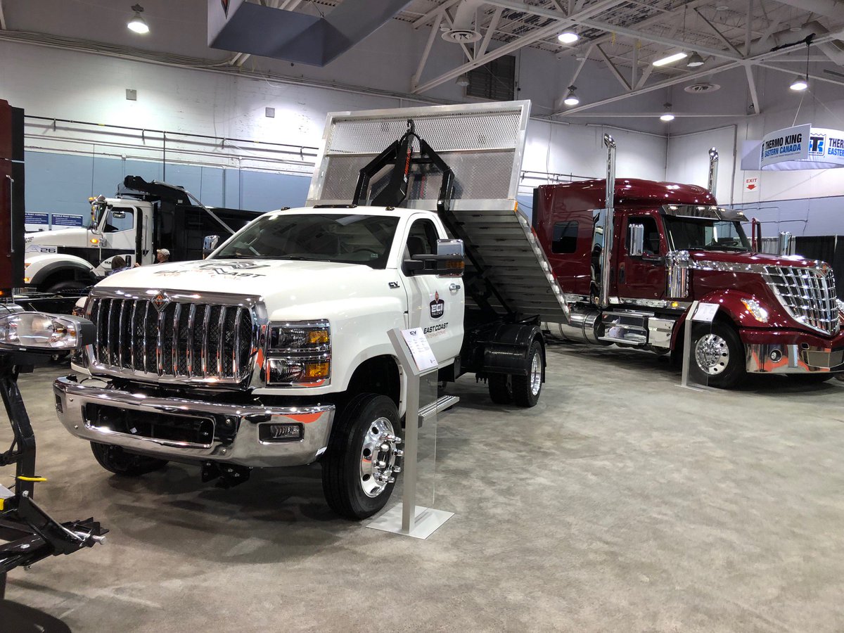 EIntl's tweet photo. Today's the day! Stop in at the Moncton Coliseum for the @AtlTruckShow ! #BoothA3 #Uptime #ATS2019 #TruckShow @IntnlTrucks @MasterPromotion https://t.co/Yo961HACWl
