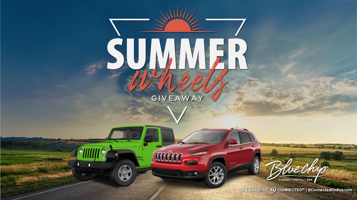 bluechipcasino's tweet photo. Pre-qualifying for your chance to win some new Summer Wheels starts tonight at 7:00pm! #SummerWheels #BlueChip https://t.co/vQkmxwlOVm