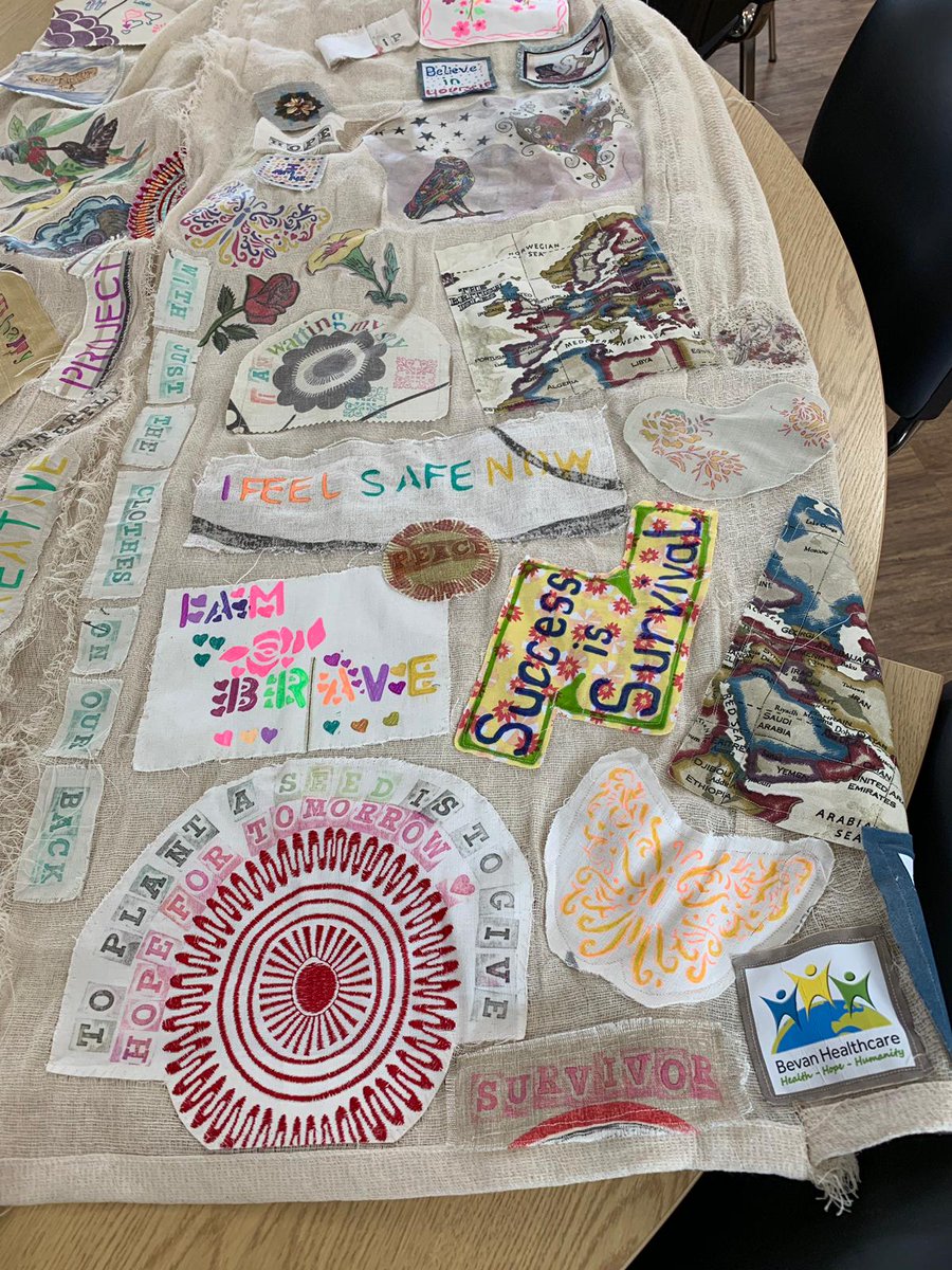 JillianBoyd50's tweet photo. Amazing work by amazing #women  #survivors of  #domesticabuse #thecreativebutterflyproject @NHSBfdCraven @Independent @WestYorksPolice #RefugeeWeek @nearneighbours #WomenSupportingWomen #artheals @Debsterrunner https://t.co/f6EZTrFzVt