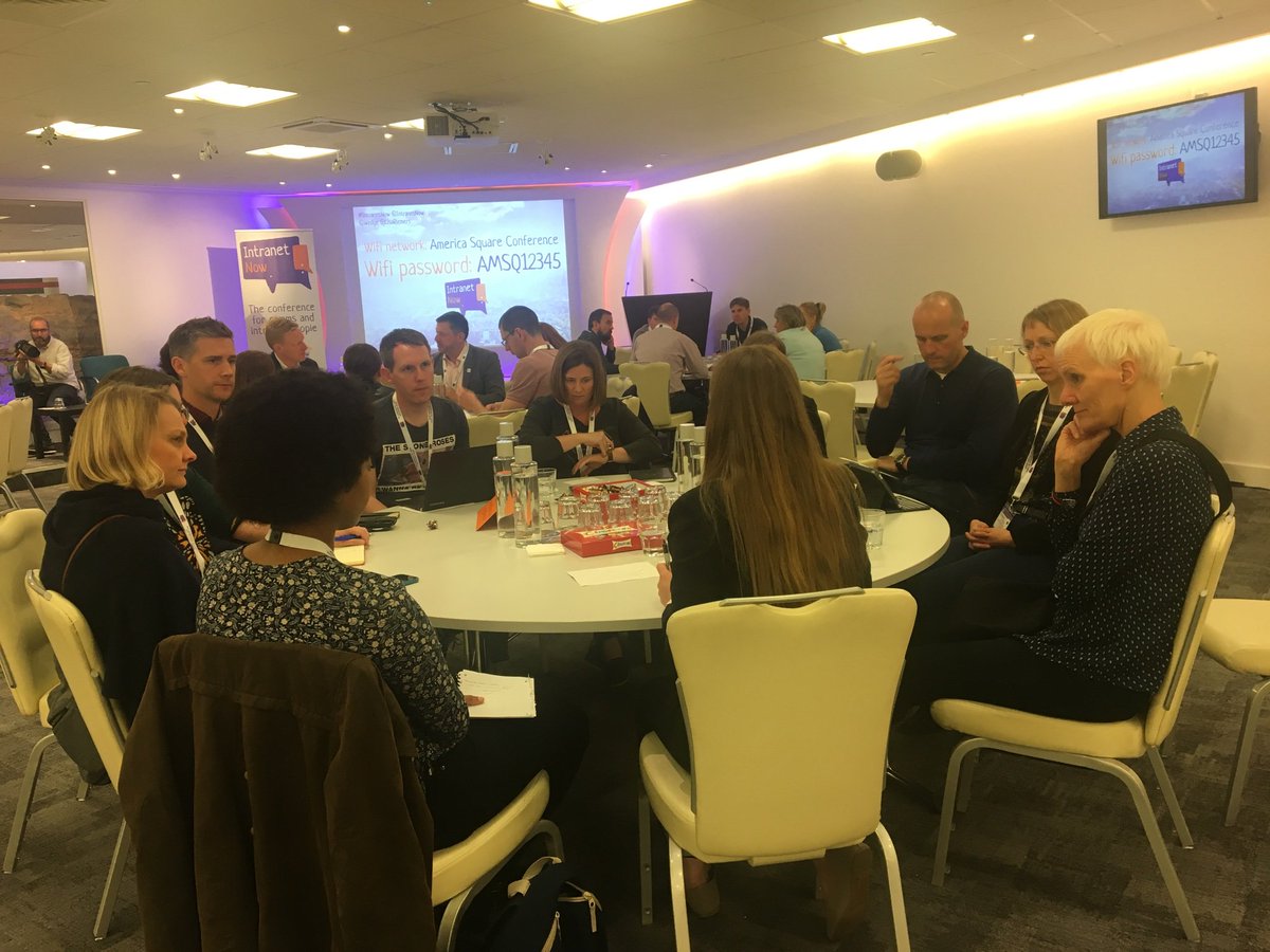 easysharepoint's tweet photo. EasyShare’s Sarah Blackburn running one of the afternoons Table Talks on how MS Teams can fit within your digital workspace.
Covering Slack vs Teams, adoption and integration and collaboration https://t.co/yuvvVeNr1P
