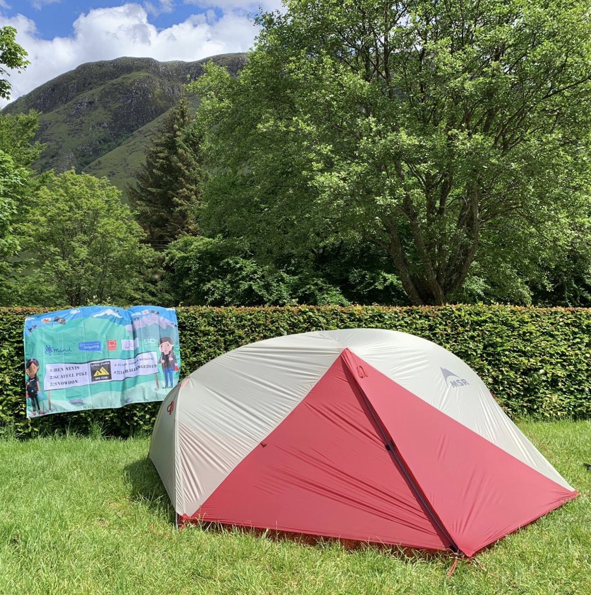 peaks_1's tweet photo. Today’s camp prior to the ascent of Ben Nevis.

https://t.co/j9BUWDflrX

@MindCharity 
@Girlguiding 
@4Lilyfoundation 
@TheBHF 

#321Challenge2019 
#2idiots1flag https://t.co/BlTAASIlmH