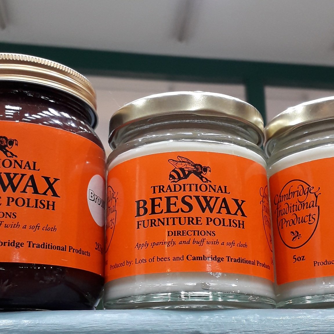 TheCupboard4's tweet photo. Beeswax polish available @thecupboard4 @markethallshrewsbury made with natural turpentine, not white spirit which is synthetic and pine sap instead of palm oil #justthejob #smellsdelicious #protectorangutans https://t.co/btq16YFTOF