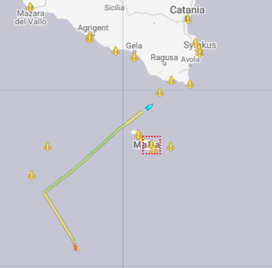 seawatch_intl's tweet photo. The Ports are open! One year after Salvini announced  the closure of Italian ports, the merchant vessel #Asso25 brings rescued people to #Italy

We welcome #ConstitutionalObedience by ITA authorities

Yet assistance came after over 48h at sea and over 24h after our call for help. https://t.co/zwaibIYwSZ