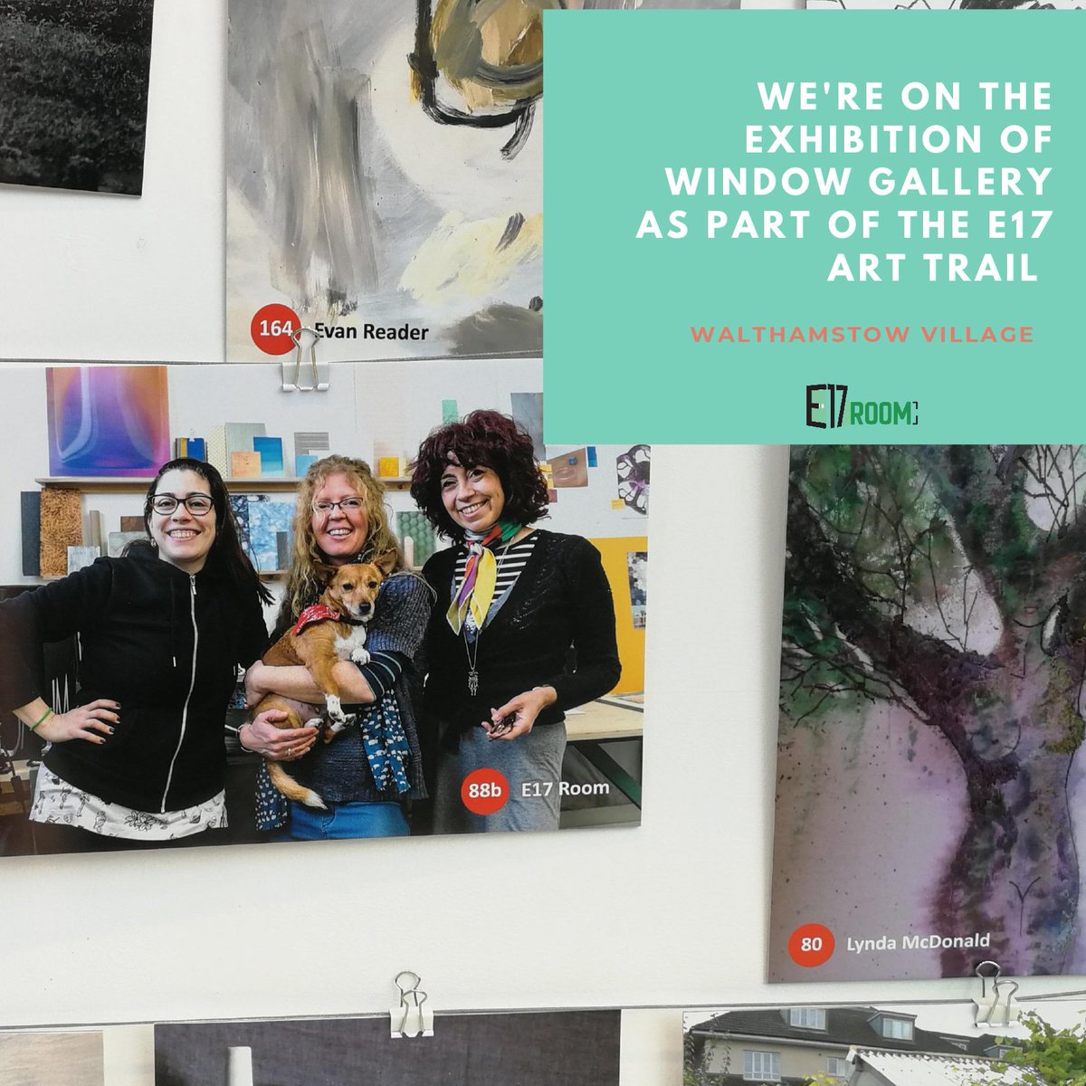 Go to Window Gallery at Walthamstow Village and enjoy all pictures about the E17 Art Trail. E17 Room with Brigit Collins #Walthamstow #WFculture19 #e17room #ArtistsAroundTheCorner