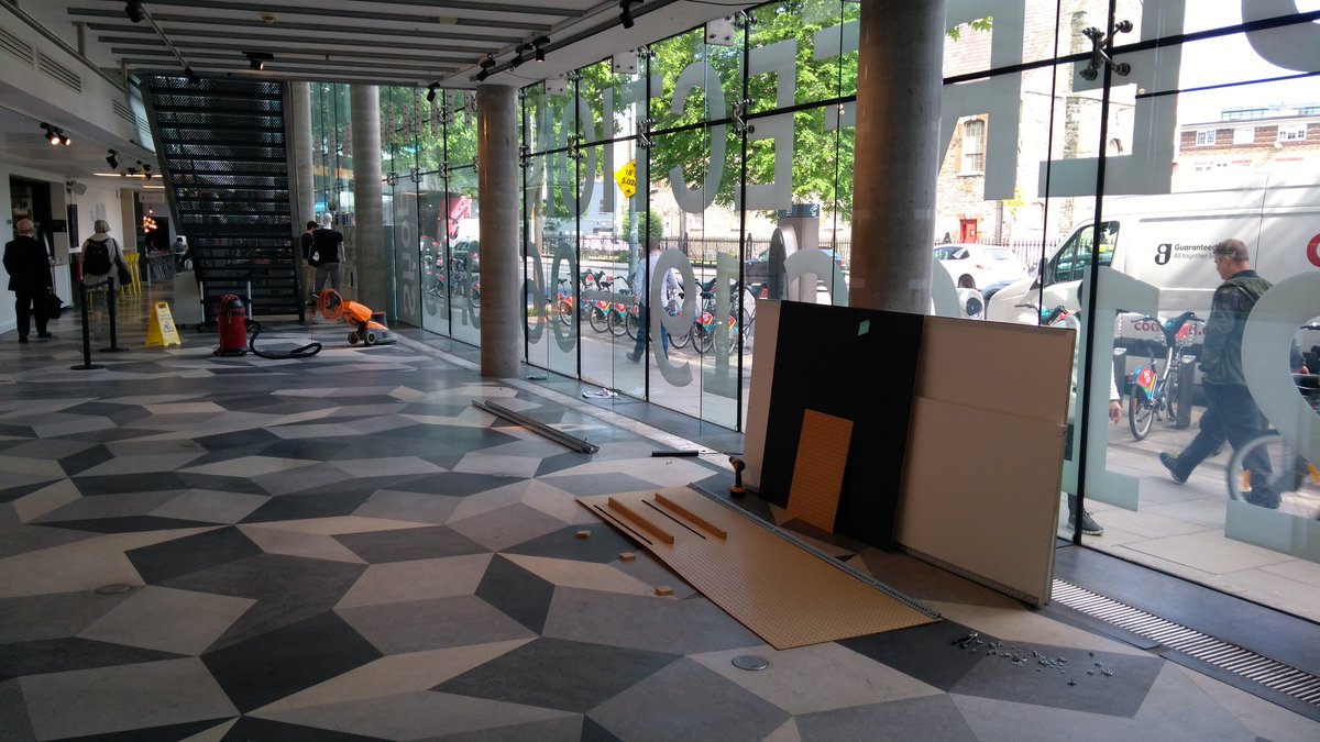 UPcycling_Pro's tweet photo. Thanks to @SciGalleryDub for donating post-display furniture for another Upcycling Project! Reuse all the way! https://t.co/tLqlGqLnsf