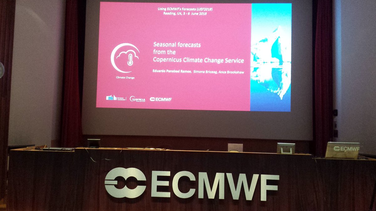 AKP_Marsh's tweet photo. Some more pictures from the great #UEF2019 #C3S presentation by @edupenabad yesterday... @ECMWF @CopernicusECMWF https://t.co/Ay7pd43ofI