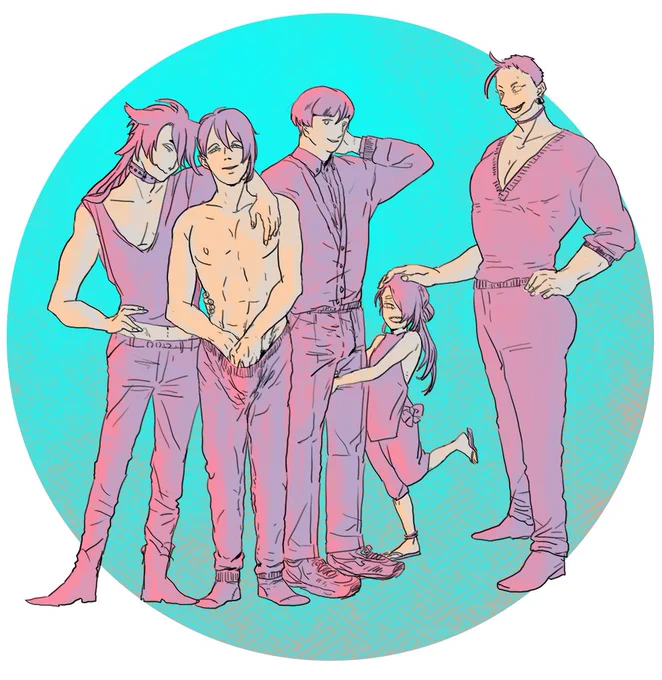 #画力変化ビフォーアフター
2015→2016→2017→2018→これから描く
比較的頑張って描いてそうなのを選んでみました 