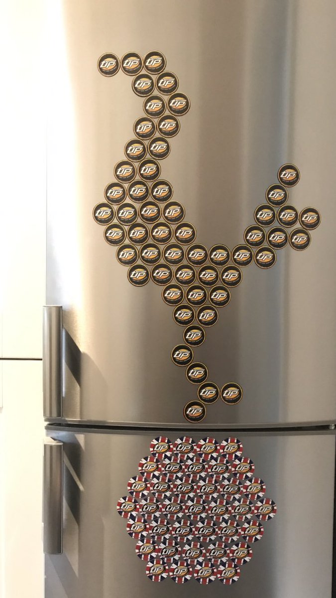 Fridge artwork complete, found a use for the magnet at the bottom of the cup, think I drank too much Beavertown neck oil last season 🤔 <a href="/SpursOfficial/">Tottenham Hotspur</a>  <a href="/THSTOfficial/">THST</a> <a href="/LoveTheShirt/">The Fighting Cock</a> <a href="/TheTottenhamWay/">The Tottenham Way</a> <a href="/Daily_Hotspur/">Daily Hotspur</a> <a href="/THFC__Fans/">THFC Fans</a>