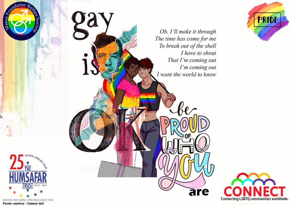 ajaysmrj1's tweet photo. Love is a equal
#International_Day_Against_Homophobia_Transphobia_and_Biphobia
#KnowYourRights
#IDAHOTB2019
#TheHumsafarTrust
#CONNECT
#humsafar_trust_connect
#UNAIDS
#UNDP
#APCOM
#APTN
#INFOSEM
#ITHF
#ILGA https://t.co/RQWnY9VELa