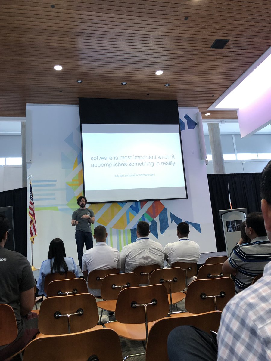 Andrew Pendergast (@iam_andrewp) on Twitter photo “Software is most important when it accomplishes something in reality” - <a href="/littleidea/">Andrew Clay Shafer 雷启理</a> kicking off @dodtampabay. Feeling inspired and excited #dodtampabay “Software is most important when it accomplishes something in reality” - <a href="/littleidea/">Andrew Clay Shafer 雷启理</a> kicking off @dodtampabay. Feeling inspired and excited #dodtampabay