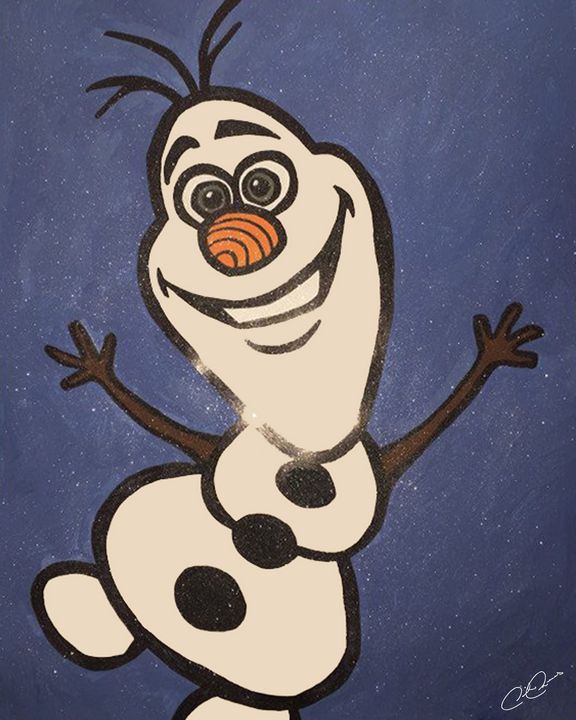 sohype's tweet photo. Featured Art of the Day: "Olaf from Frozen". Buy it at: https://t.co/56V597Aufl https://t.co/iePwIadCJe