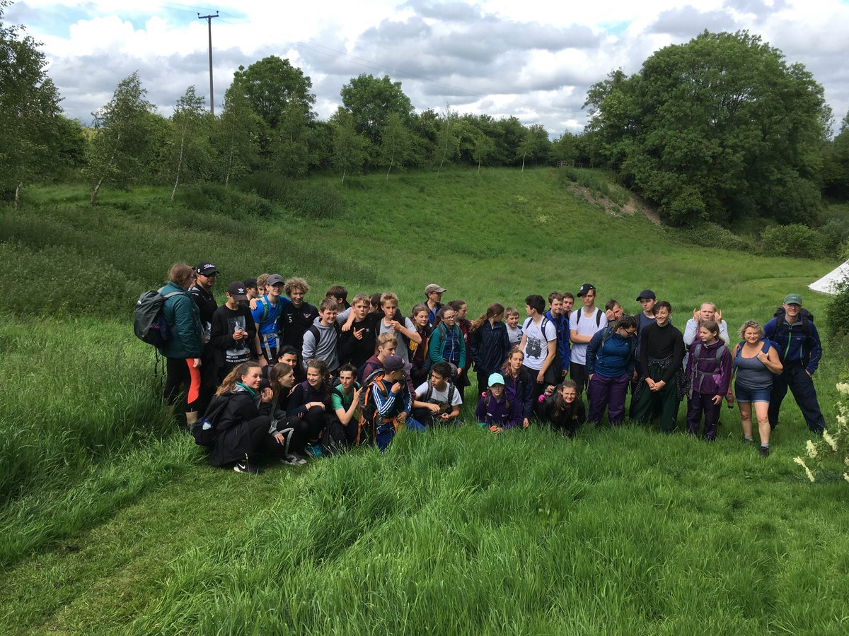 HpsHove's tweet photo. #ValleyChallenge Lovely to be met by Sussex Wildlife Trust who chatted to the students about their work and thanked us for choosing them as our chosen charity for our walk this year. https://t.co/znQOt4ZbDB