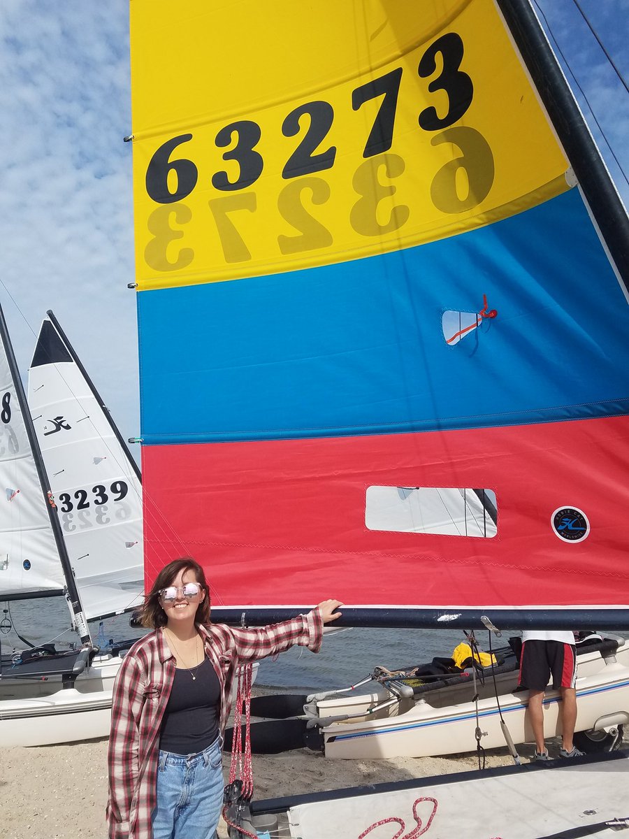 ussailing's tweet photo. Amy McNeill from Toronto, Canada Fleet 183 is very excited to be heading out on the water.  It's her first time to SBYC and her first US Sailing Championship.  Good Luck Amy !!!  #alter19 #spraybeachyachtclub @ussailing @SprayYacht https://t.co/gLzaXgF2wy