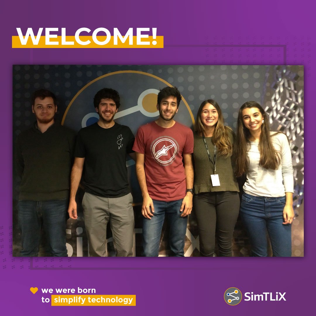 simtlix's tweet photo. Our family keeps growing! We welcomed five new employees and we can not be happier!! Welcome to our family!!! 👏 https://t.co/BC0hsDtJrt