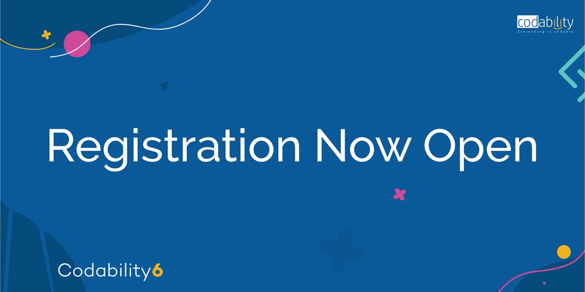 its_codable's tweet image. Registration is now open!
Register and enroll in a course at our website:
codability.net