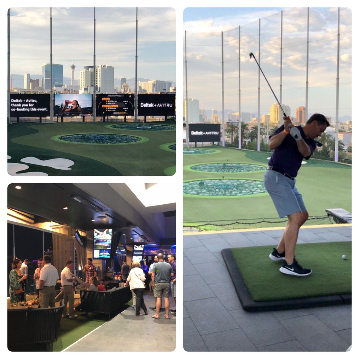 Meet. Sip. Swing! ⛳️ That's what Deltek + Avitru and <a href="/AIANational/">AIA</a> did last night with key drivers in the #BuildingProducts space. <a href="/Topgolf/">Topgolf</a> Vegas was the perfect spot to unwind after day 1 of #A19CON &amp; build lasting connections with industry leaders.
