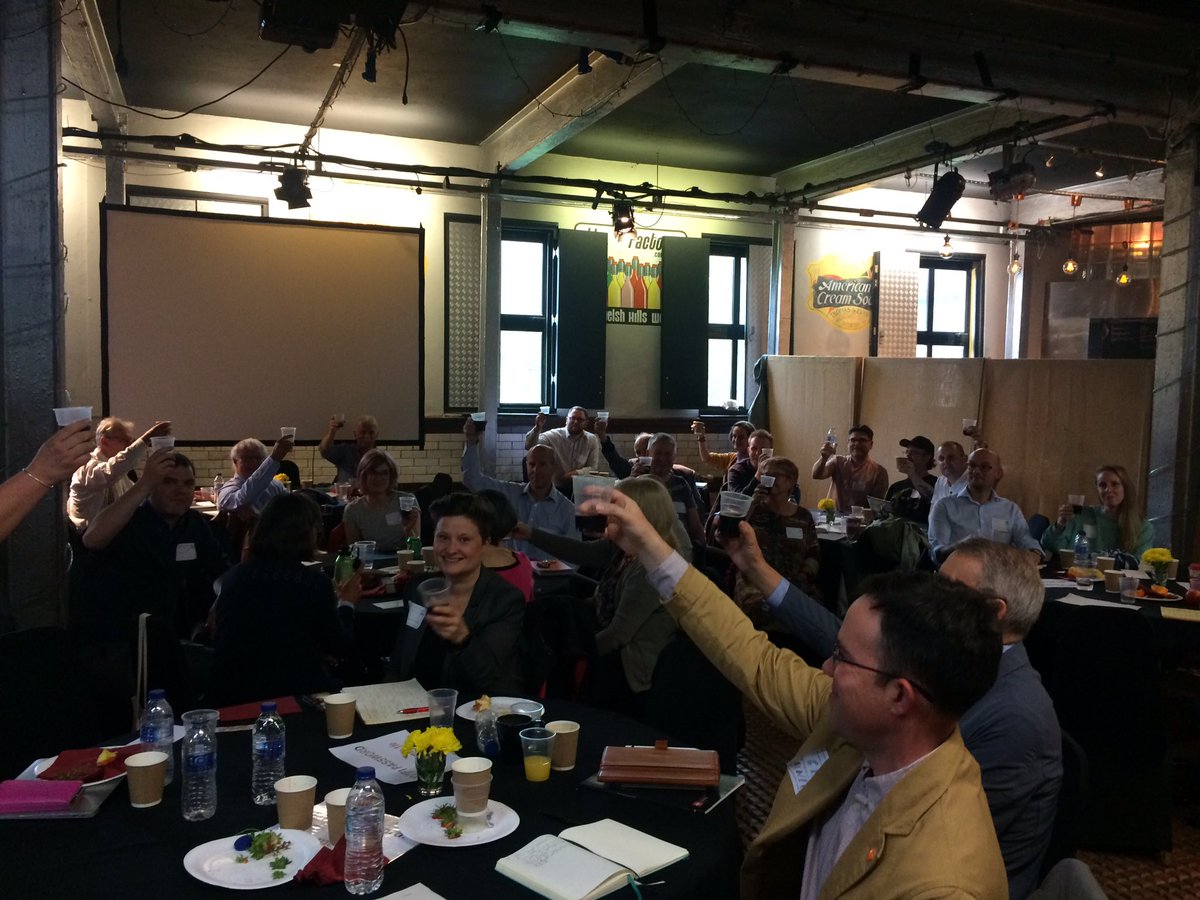 soefreem's tweet photo. Raising a toast to #BasicIncomeWales with a glass of dandelion and burdock (which was created here @TheFactoryPorth) to as we get onto discussing next steps. @RSACymru https://t.co/5Kly9UVSwX