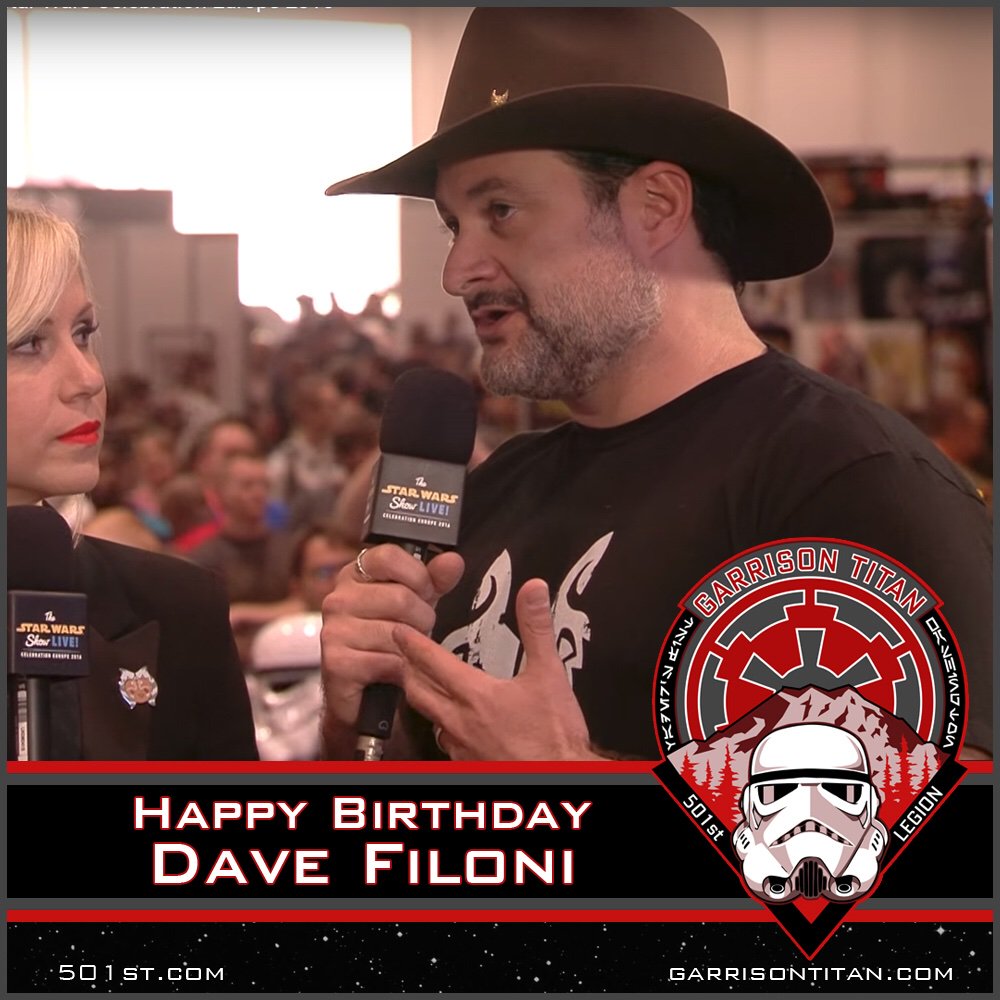 Happy Birthday to Dave Filoni , the man I charge of all Lucasfilm animation projects, And voice of Chopper! #starwars #davefiloni #theclonewars #theclonewarssaved #starwarsrebels
