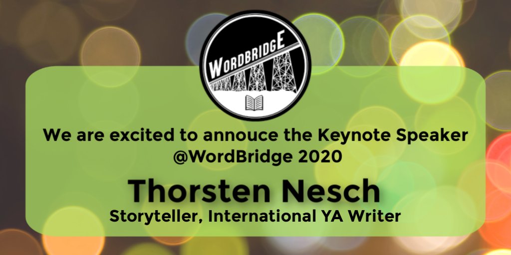We are excited to announce our local keynote speaker, @RomaneUndMehr, who will be joining <a href="/RobertJSawyer/">Robert J. Sawyer</a> at #WordBridge2020. 

So excited to hear from our keynote speakers in Feb.

<a href="/WritersGuildAB/">Writers'GuildAlberta</a> <a href="/WOTS_Lethbridge/">Word On The Street</a> <a href="/Runte/">Dr. Robert Runte</a> @Chinooklibs @AACLeth <a href="/DowntownLeth/">Downtown Lethbridge</a>