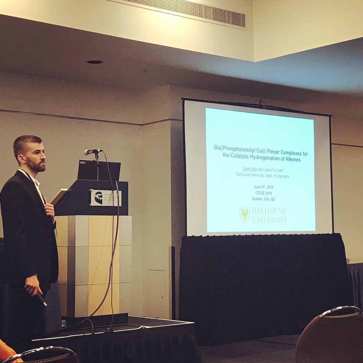 dal_cgss's tweet photo. Here’s a snippet of some of the presentations given by Dal grad students at #CCCE2019 in Quebec City. Congratulations everyone! https://t.co/WkFKMZOvMh