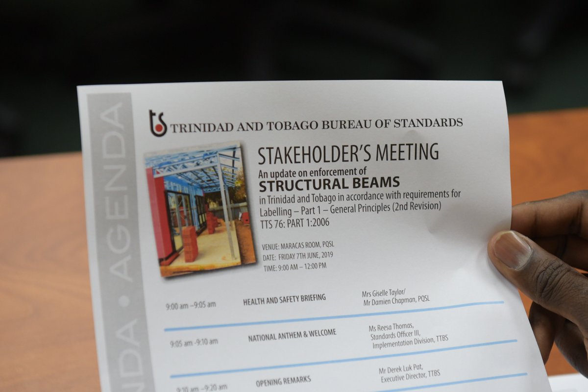 GOTTBS's tweet photo. Happening Now: Stakeholder’s Meeting, an update on enforcement of Structural Beams in Trinidad and Tobago
#ceilingbeams | #structuralbeams | #beams | #buildingmaterials | #constructionproducts | #steeldistributor | #importers | #stakeholder https://t.co/FvJqzuVvfB