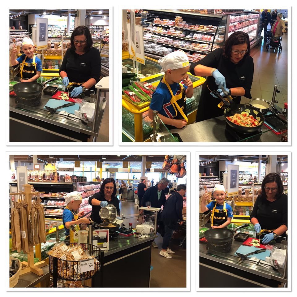 Vanmiddag lekker gekookt met #jumbokidsfoodie Sam!
Wat een enthousiaste jonge kok!!
#heldenindekeuken