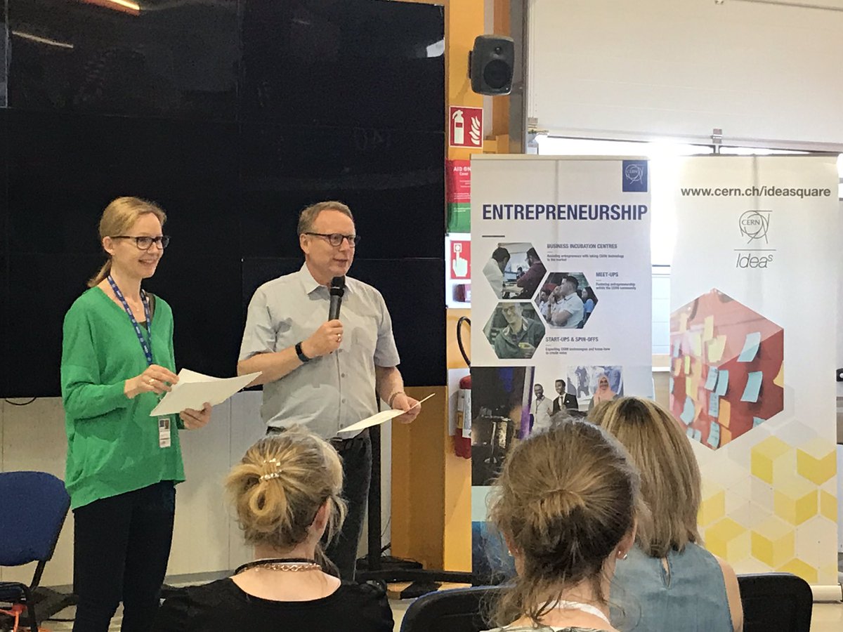 SannaNiinikoski's tweet photo. What a week! #cernbootcamp is now over and we are heading home ☺ thank you for everyone who participated and contributed to our bootcamp! Without sharing your knowledge and insights and asking all of those tricky questions, none of these great innovations wouldn’t been possible! https://t.co/UwFnwFo0Vl