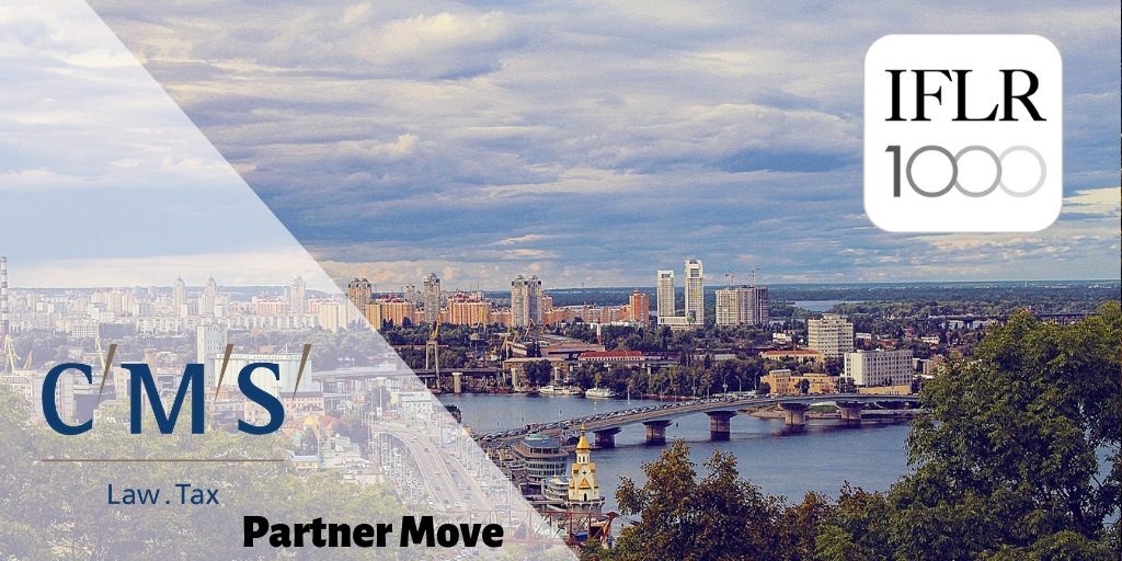 IFLR1000's tweet photo. 🇺🇦 @CMS_Law_Tax hires experienced banking partner in Kiev
https://t.co/StRd94oxGl
#banking #finance #partnermove #legalnews https://t.co/aqZHRoWcXr