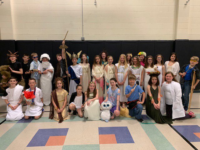 SS_SCurriculum's tweet photo. It was an amazing day filled with fun, friends and festivities. My 5th Grade KEY learners outdid themselves with their Greek Games inspired by Caine's Arcade, and their writing pieces modeled after Nathan Levy's writing in, Whose Clues? (more pictures to come) https://t.co/QHiOsx7xWP