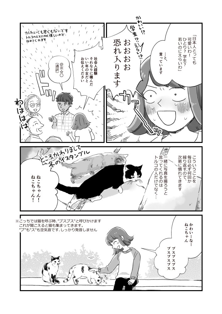 トルコでのお話<2>です。
ご家族と撮った写真は大事な1枚です、短い間でしたがおばちゃんは娘のように私と接してくれたので…連絡先交換しておけばよかった(イランのお姉さんたちとは交換しました)。こういうのとても多いのですが、いずれも好意的なので珍しがられるのは全然嫌じゃないです。